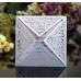Laser Cut Paper Wedding  Invitation Square Flower Invitation Holiday Greeting Card Wholesale